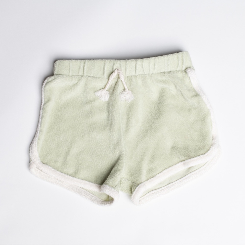 🍒FREE w/ ANY Bundle! Easy-peasy 100% organic cotton terry shorts